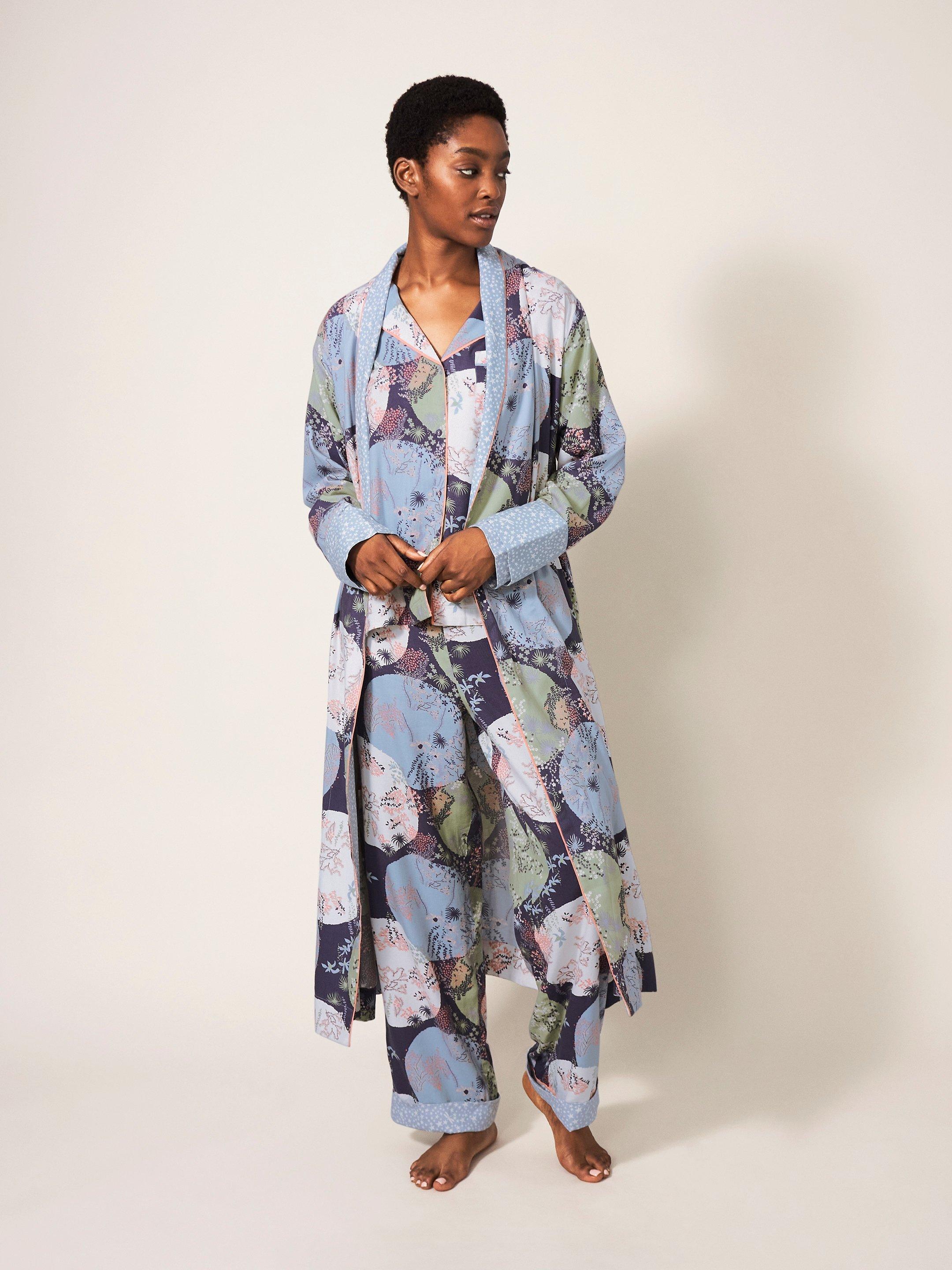 Nina Woven Robe in GREY MLT - LIFESTYLE