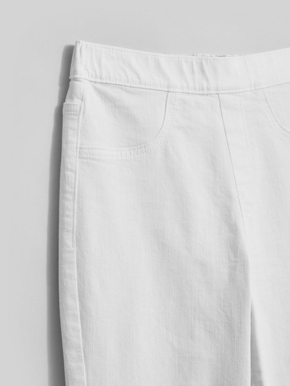 Janey Crop Jeggings in NAT WHITE - FLAT DETAIL