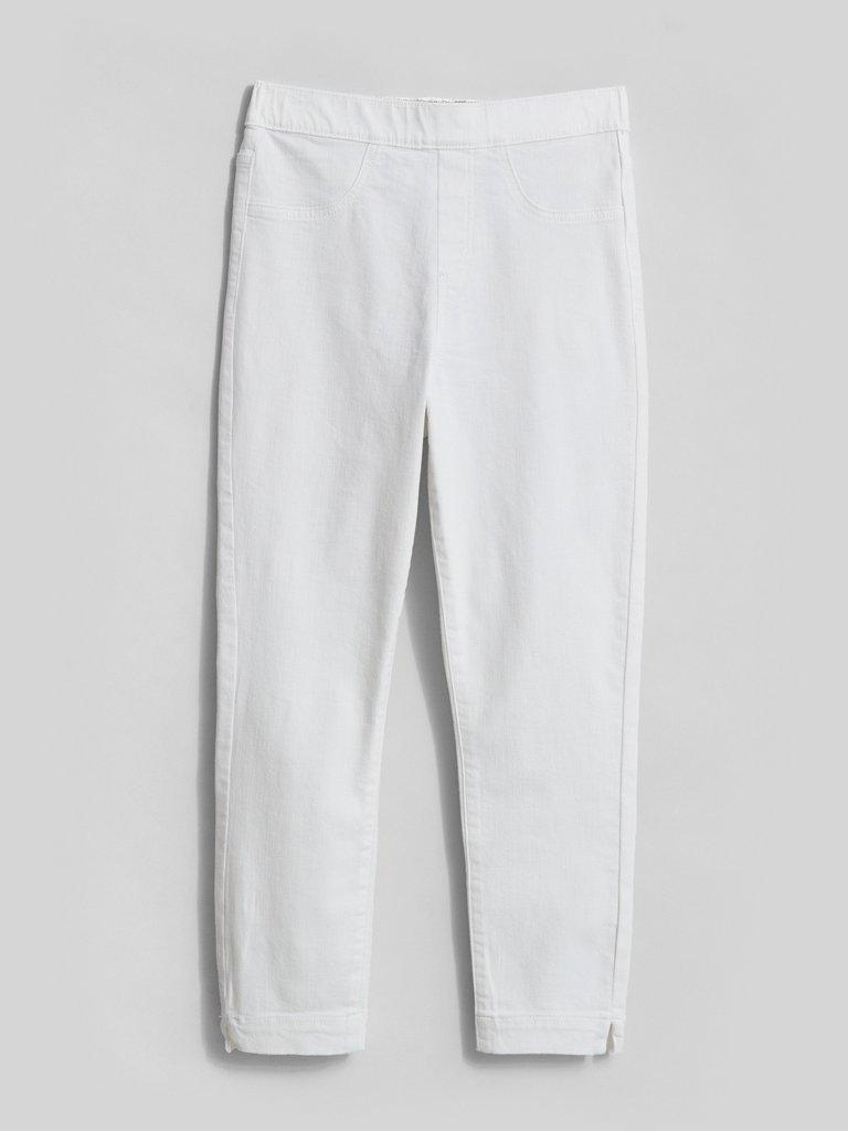 Janey Crop Jeggings in NAT WHITE - FLAT FRONT