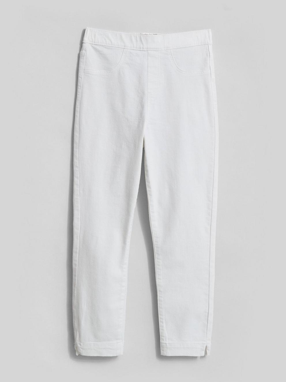 Janey Crop Jeggings in NAT WHITE - FLAT FRONT