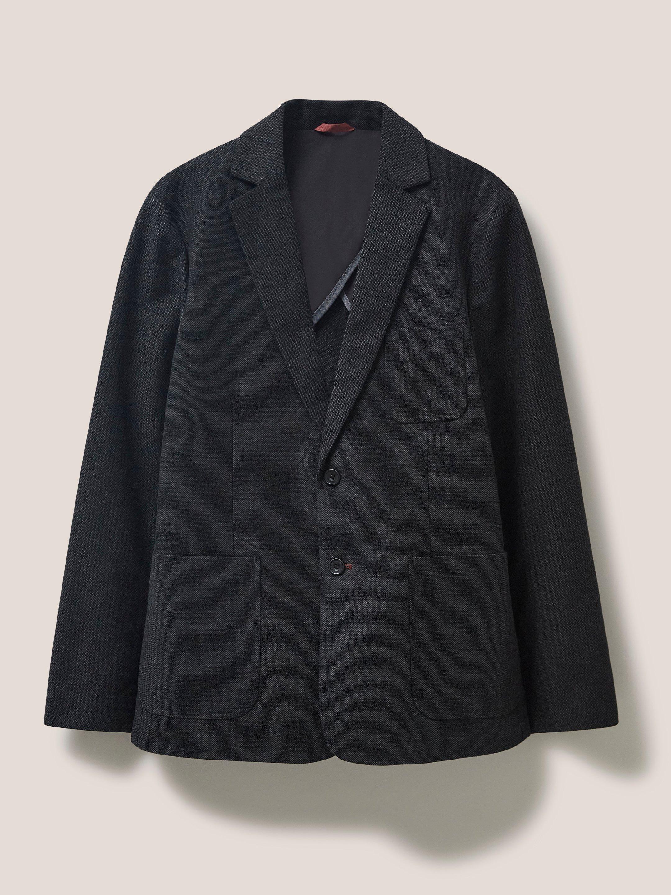 Costock Moleskin Blazer in CHARC GREY - FLAT FRONT