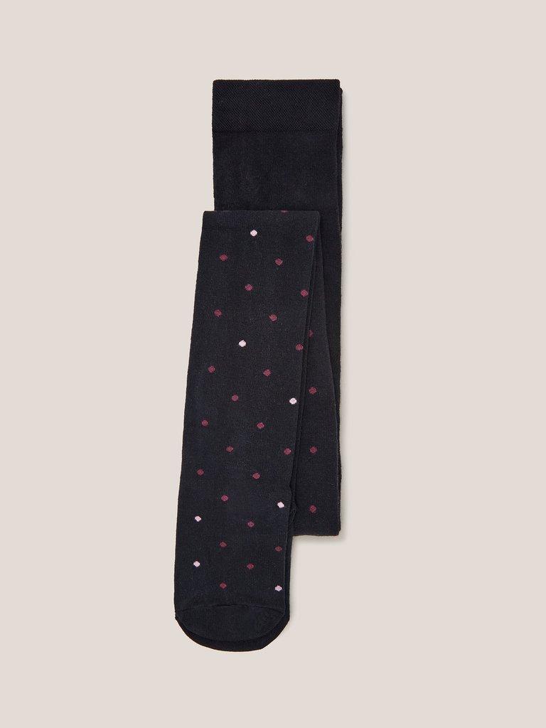 Small Spot Tights in BLK MLT - FLAT BACK