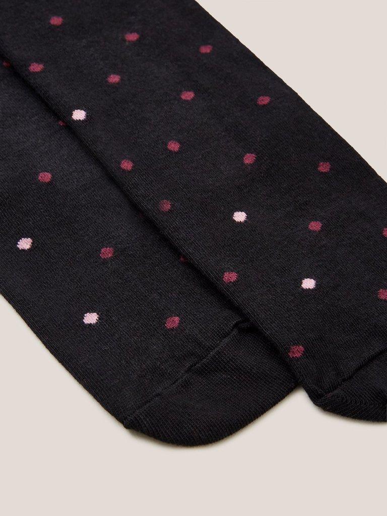 Small Spot Tights in BLK MLT - FLAT DETAIL