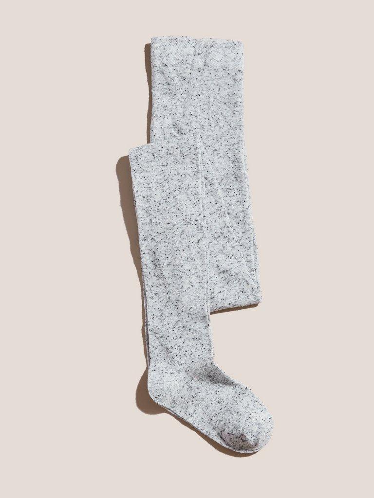 Fiona Fleck Tights in MID GREY - FLAT BACK