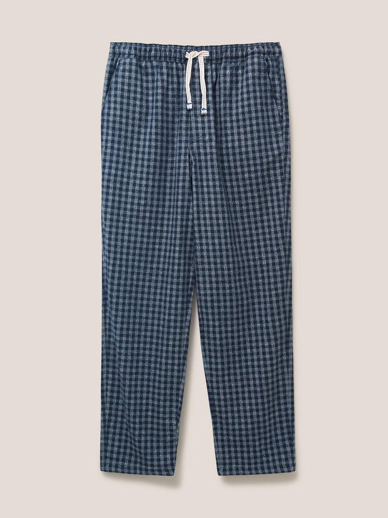 Leyland PJ Trouser in MID BLUE - FLAT FRONT