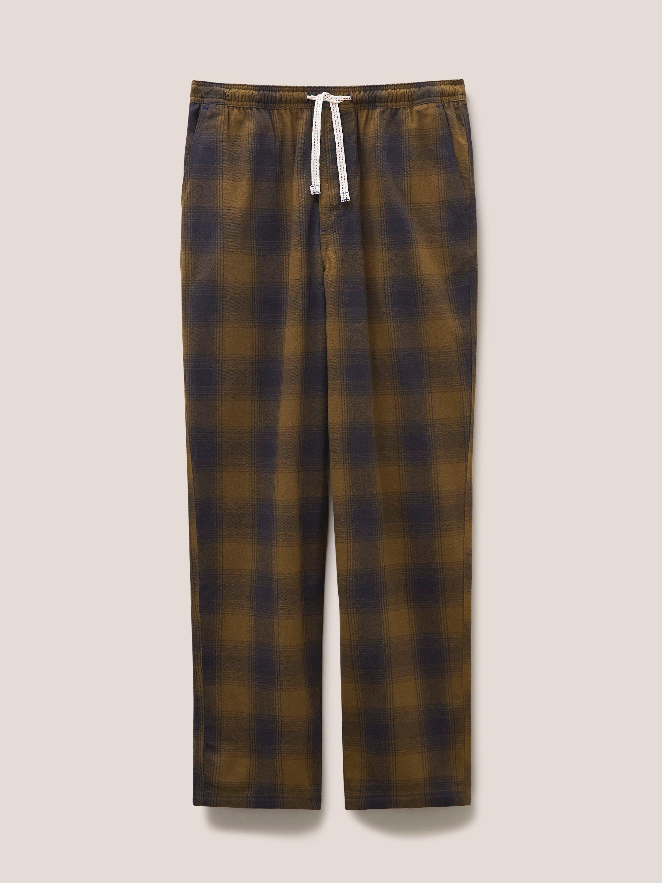 Leyland PJ Trouser in MID GREEN - FLAT FRONT