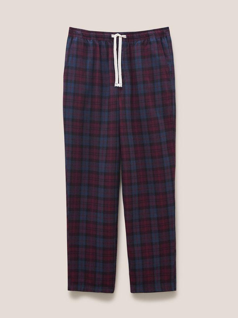 Leyland PJ Trouser in MID PLUM - FLAT FRONT