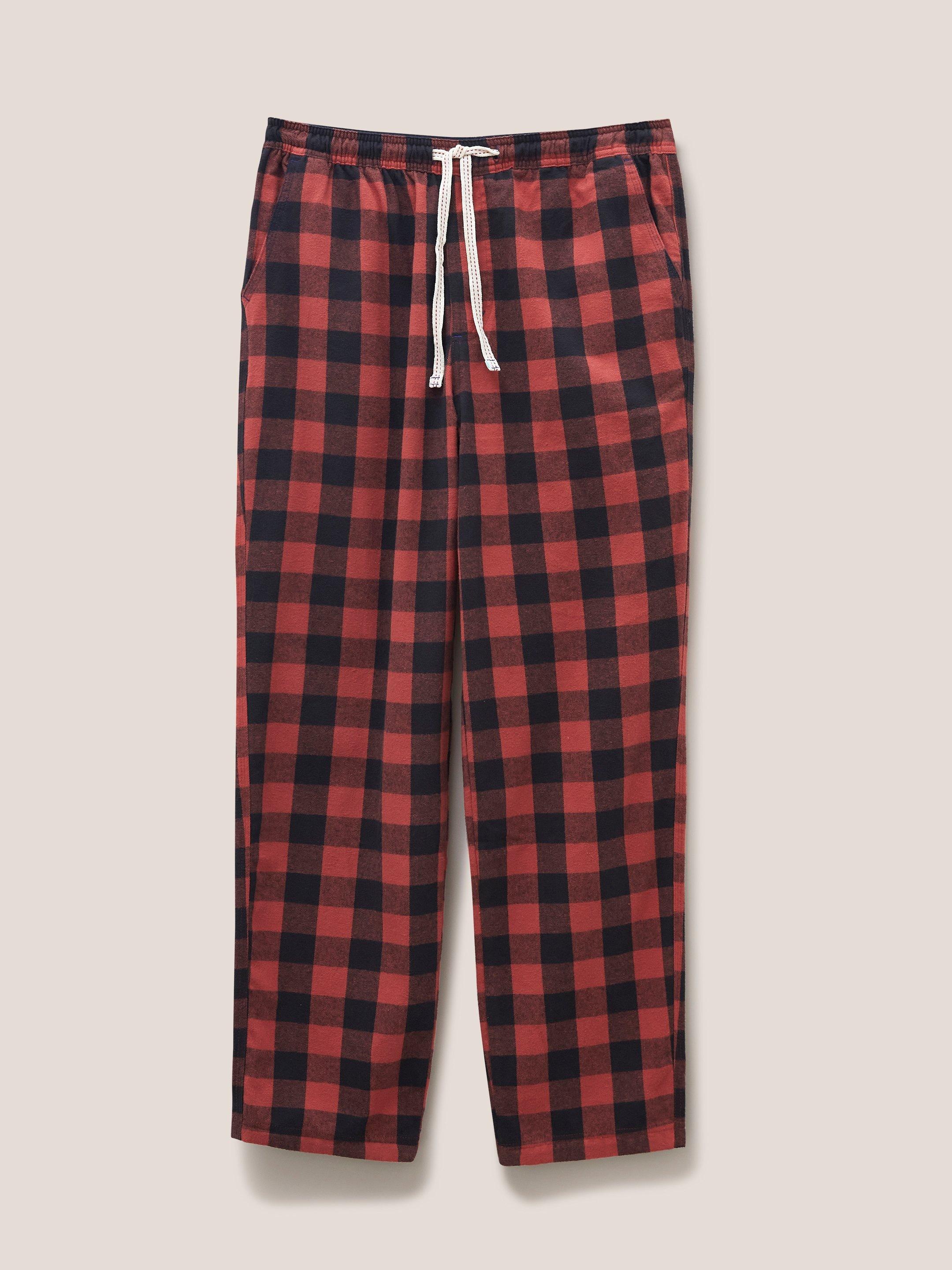 Leyland PJ Trouser in MID RED - FLAT FRONT