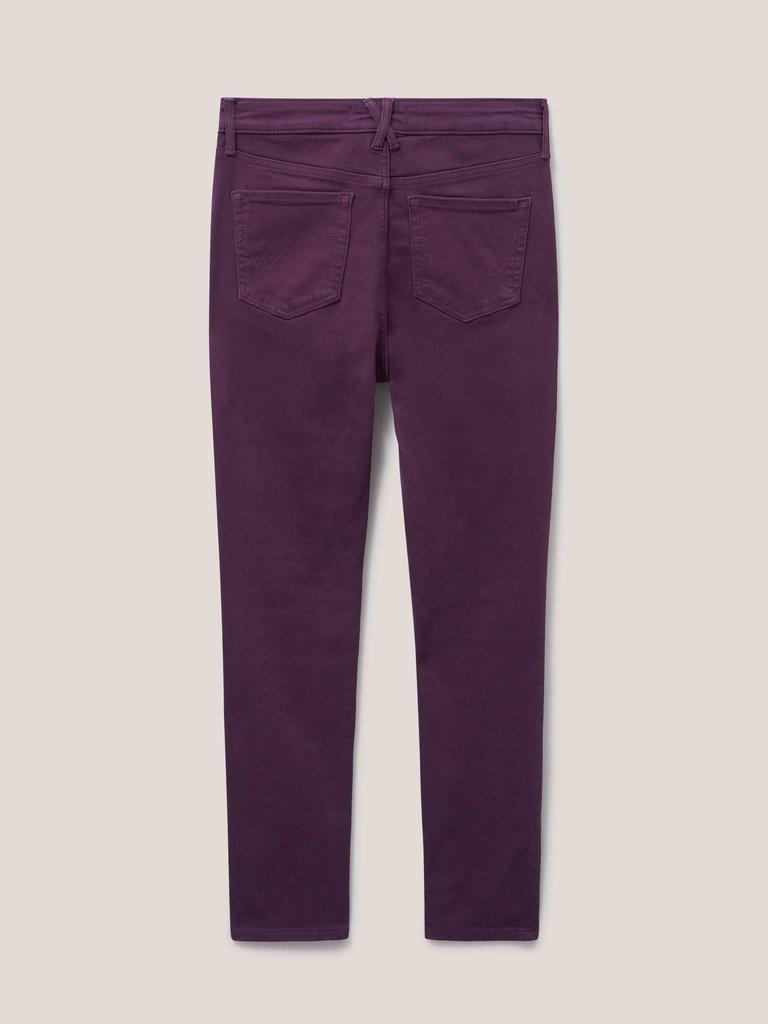 Amelia Skinny Jean in DK PLUM - FLAT BACK
