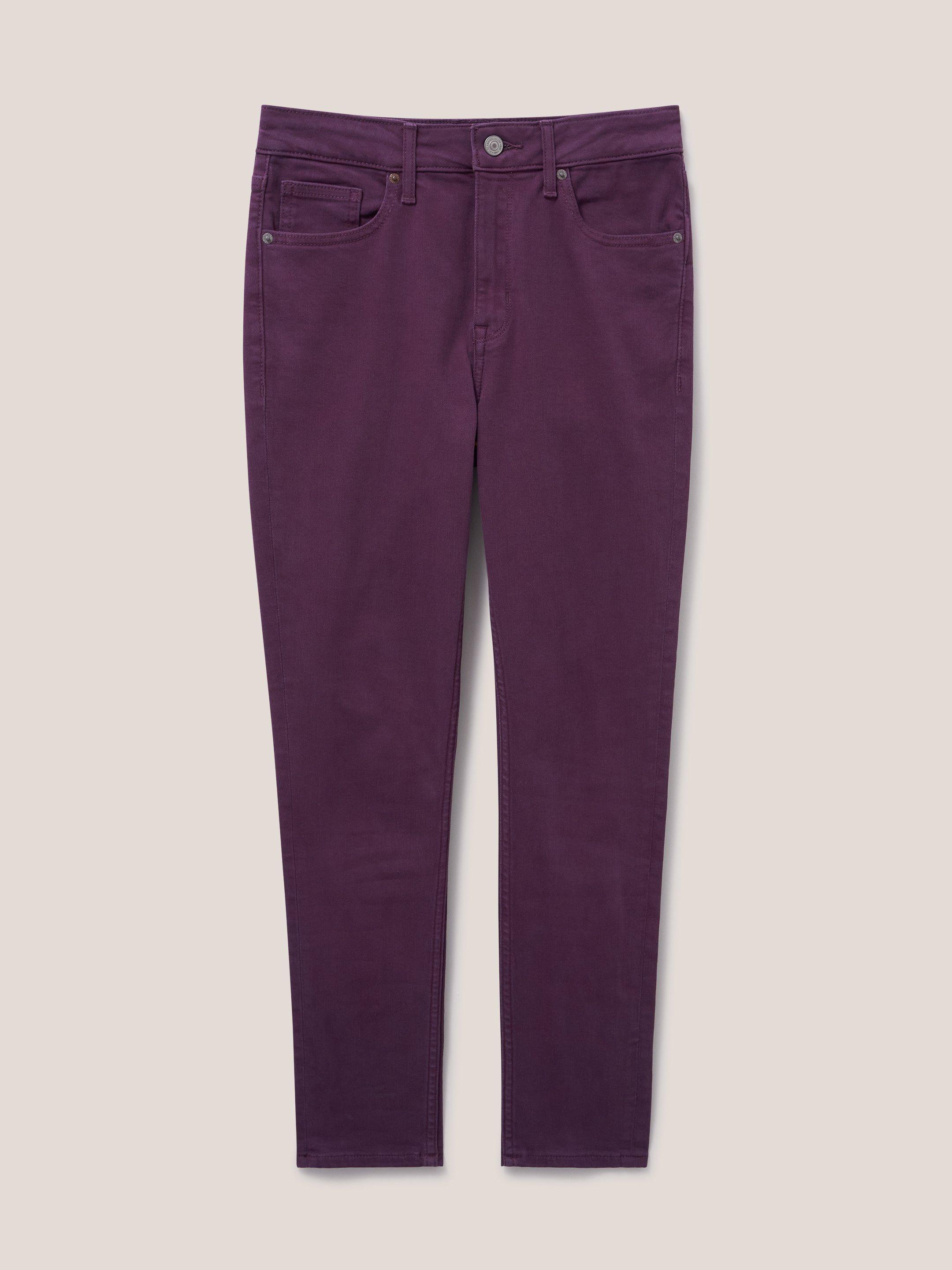 Magenta skinny jeans