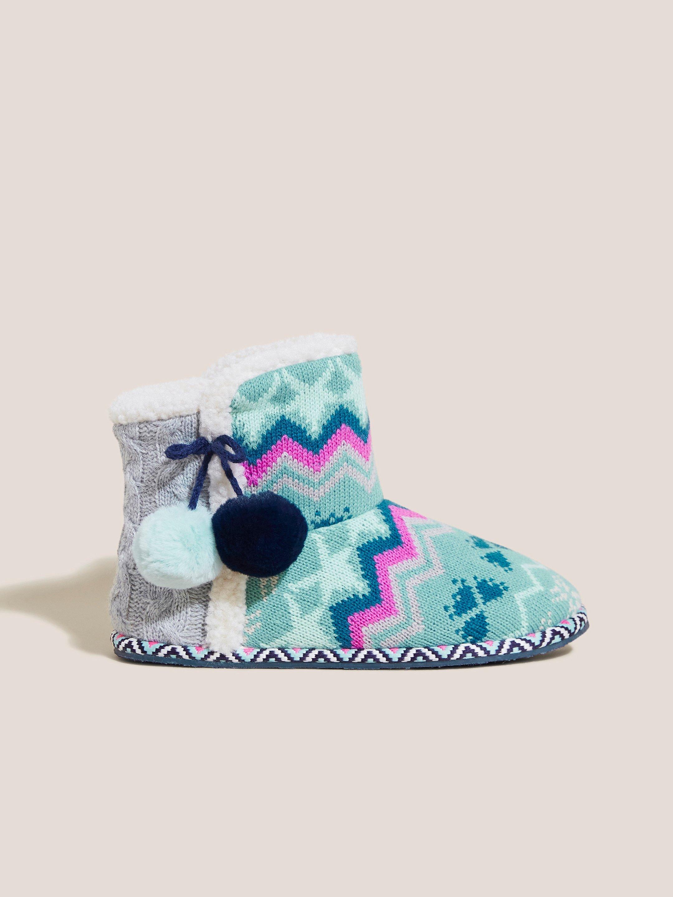 Fairisle boot online slippers