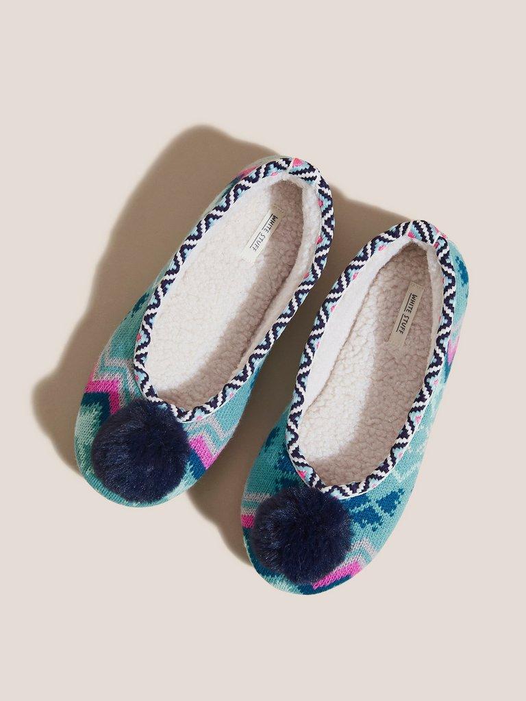 White stuff pom hot sale pom slippers