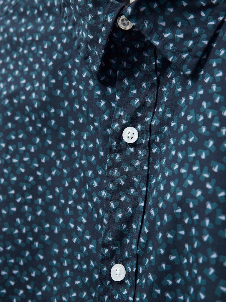 Party Geo Printed Shirt in DARK NAVY - FLAT DETAIL