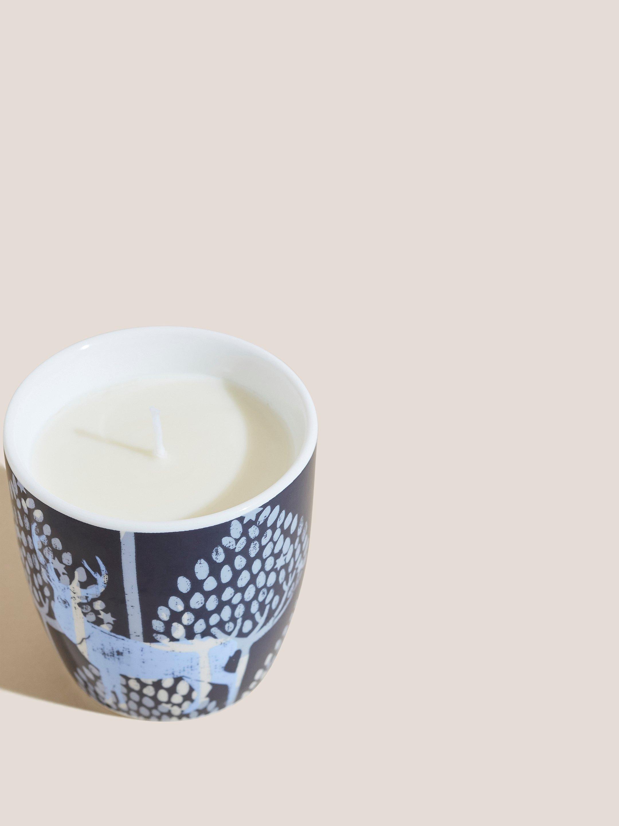 Stag Candle in BLUE MLT - FLAT DETAIL