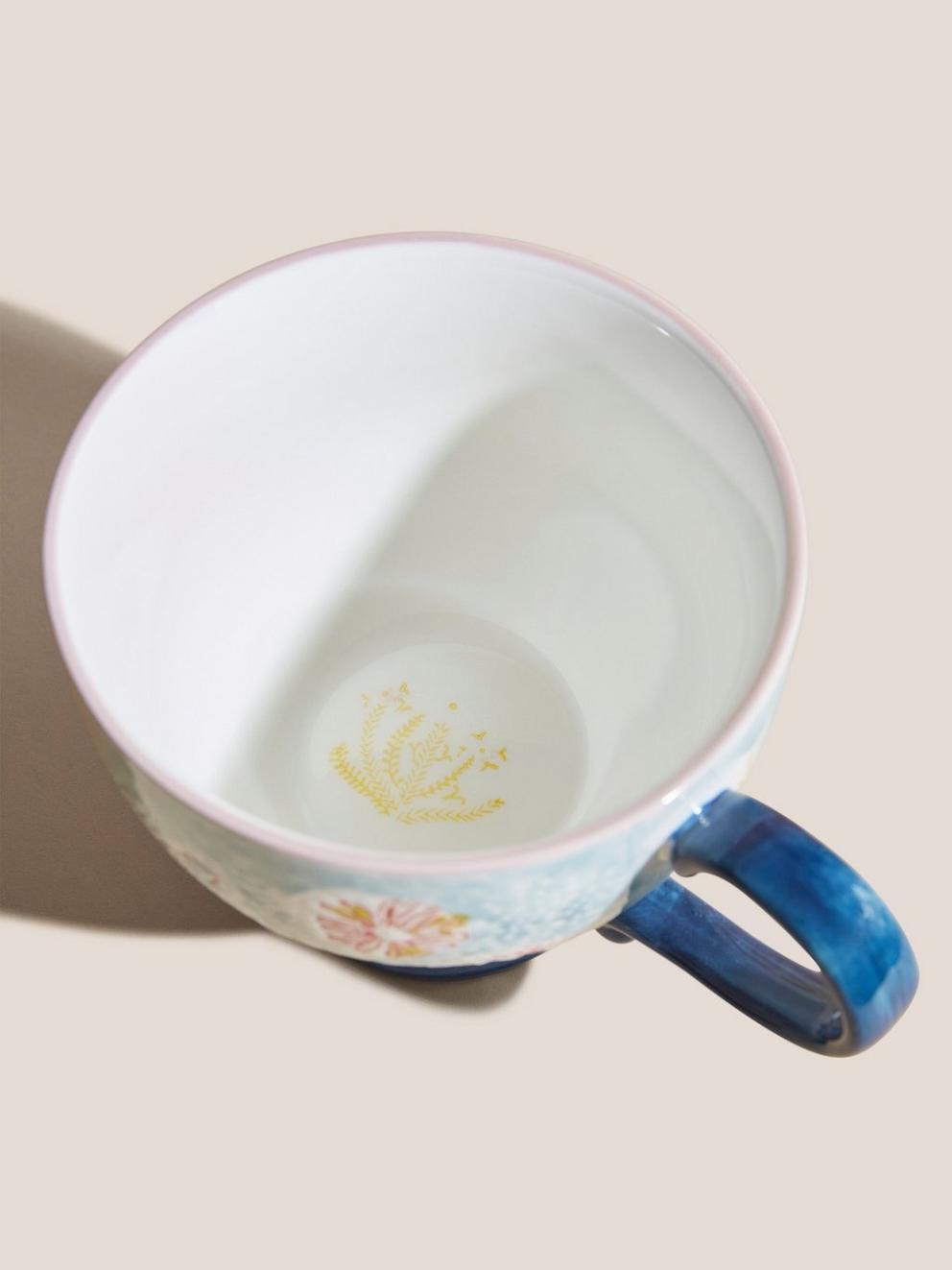 Favourite Wonderland Tea Cup in BLUE MLT - FLAT DETAIL