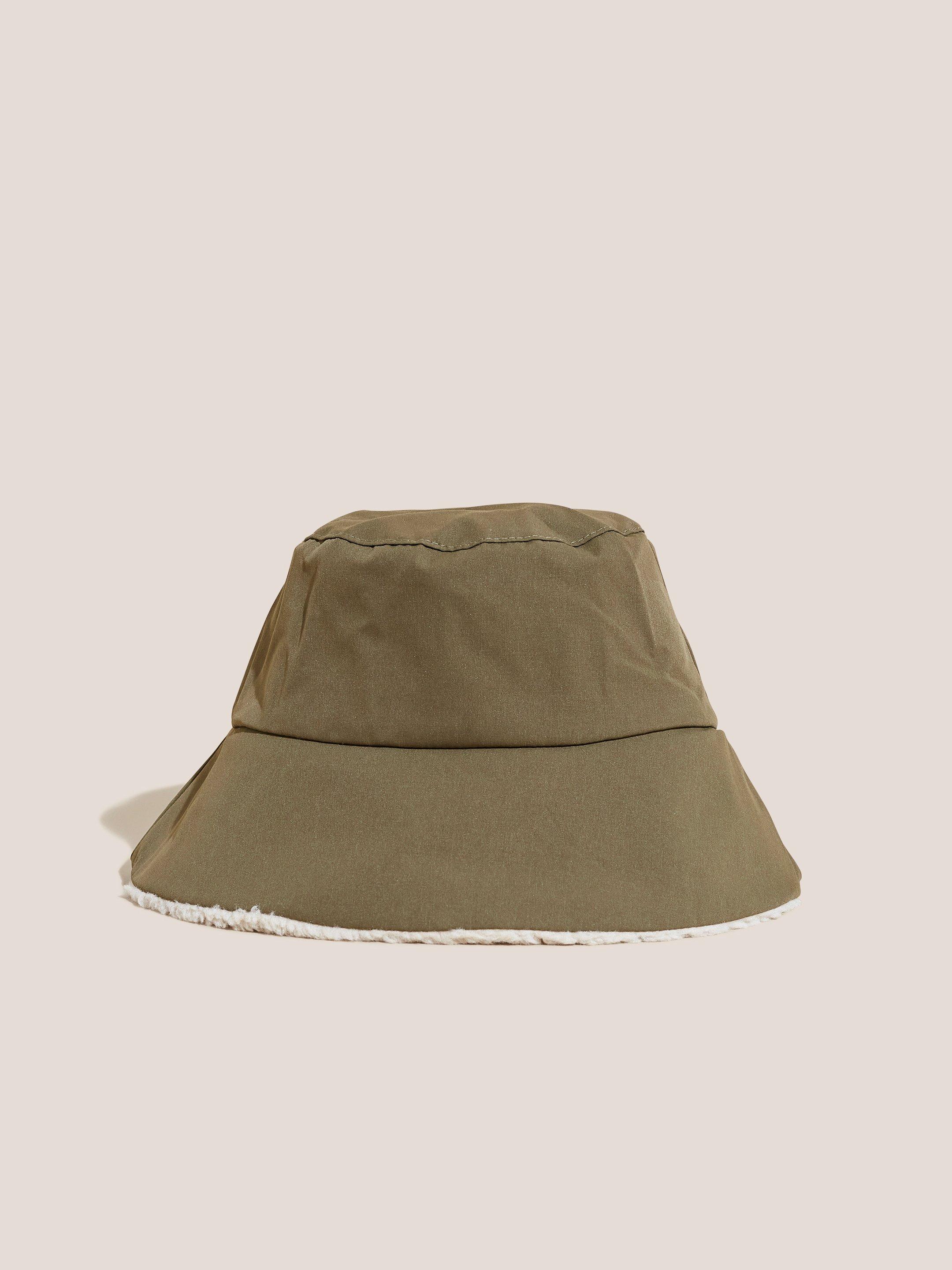 Borg Reversible Bucket Hat in NATURAL MULTI | White Stuff