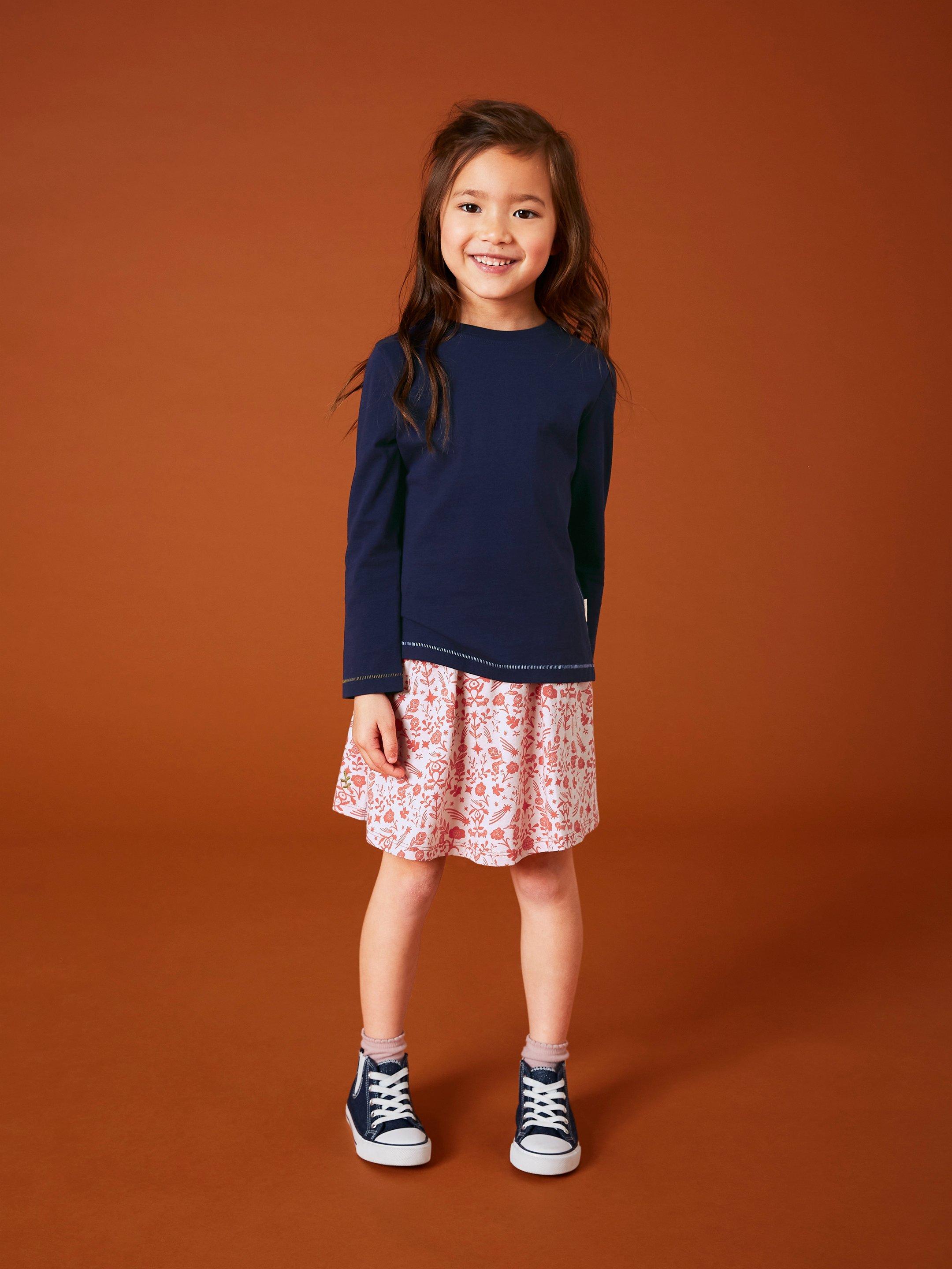 Printed Jersey Skirt in PINK MLT - LIFESTYLE