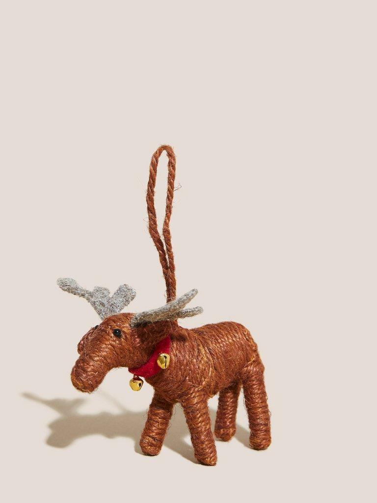 Malcolm Moose Decoration in BROWN MLT - FLAT FRONT