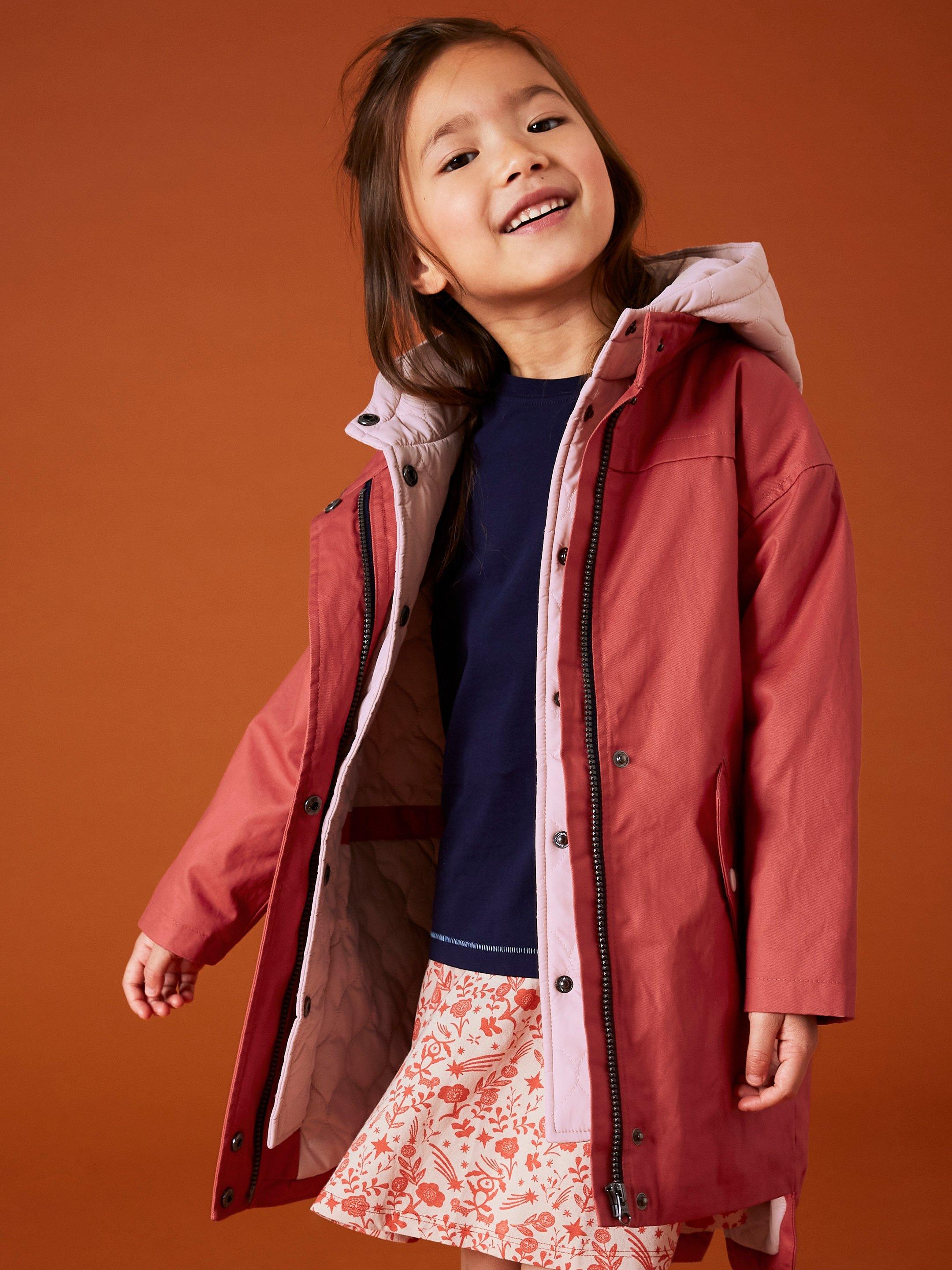 Mini Riley Parka in MID RED - LIFESTYLE
