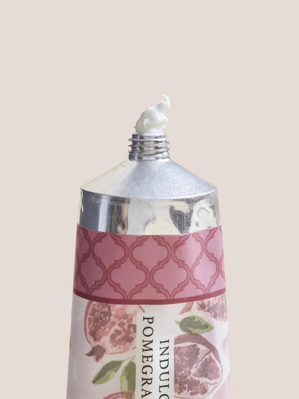 Indulgent Pomegranate Hand Cream in DEEP RED - FLAT DETAIL