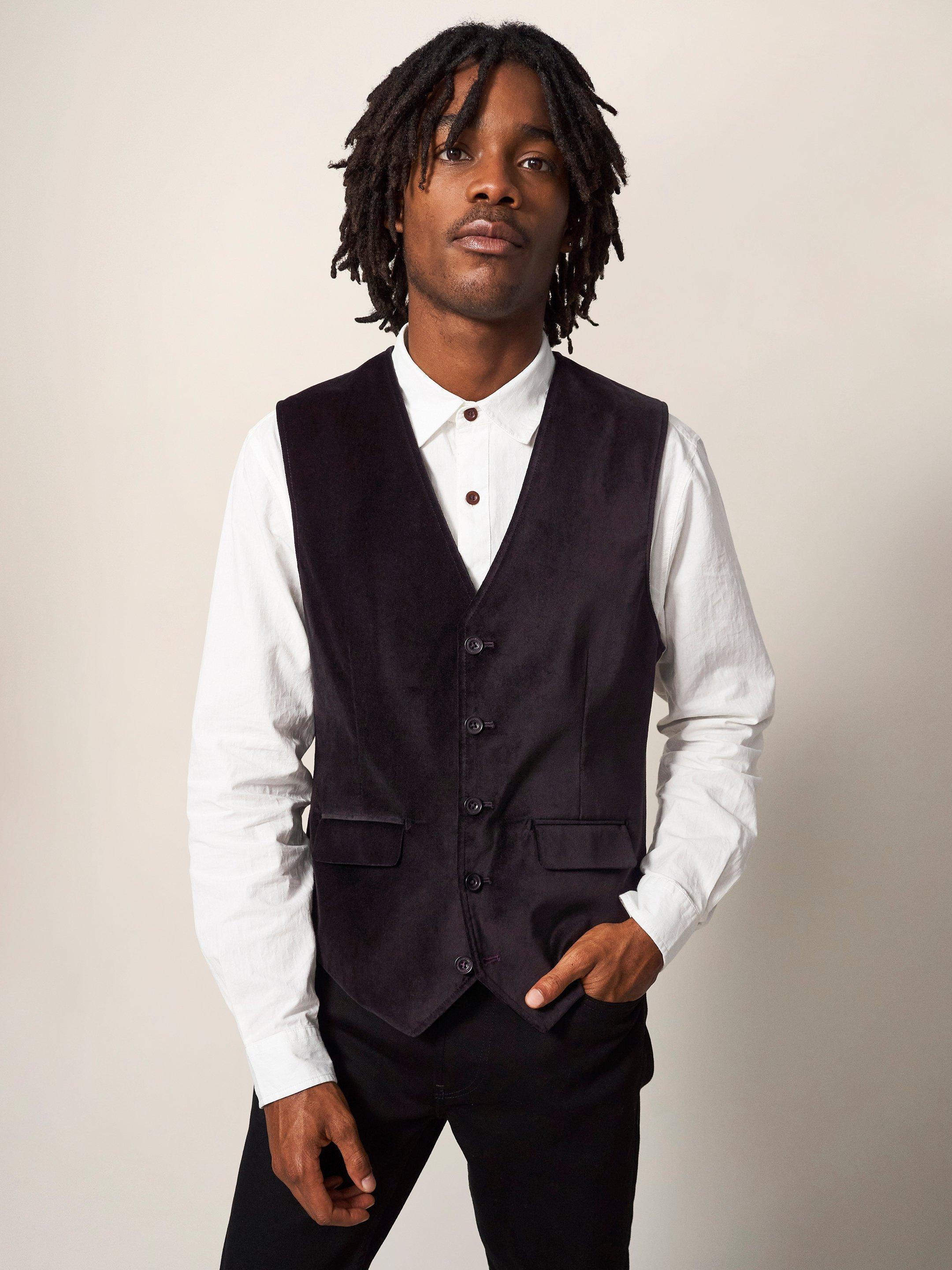 Mens velvet waistcoats on sale uk