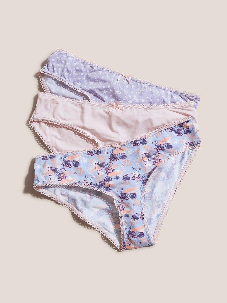 Willow Floral High Leg Knickers, Underwear, Socks & Tights