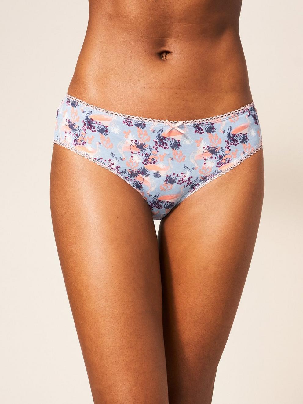 Knicker 3 Pack in BLUE PR - MODEL DETAIL