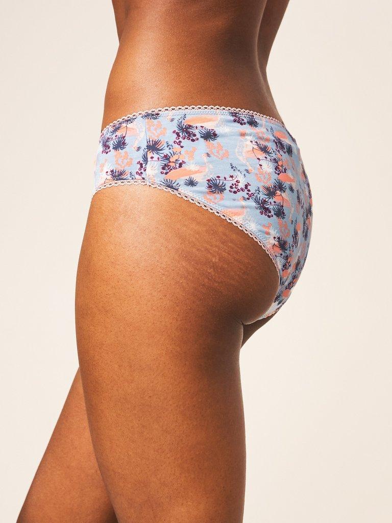 Knicker 3 Pack in BLUE PRINT