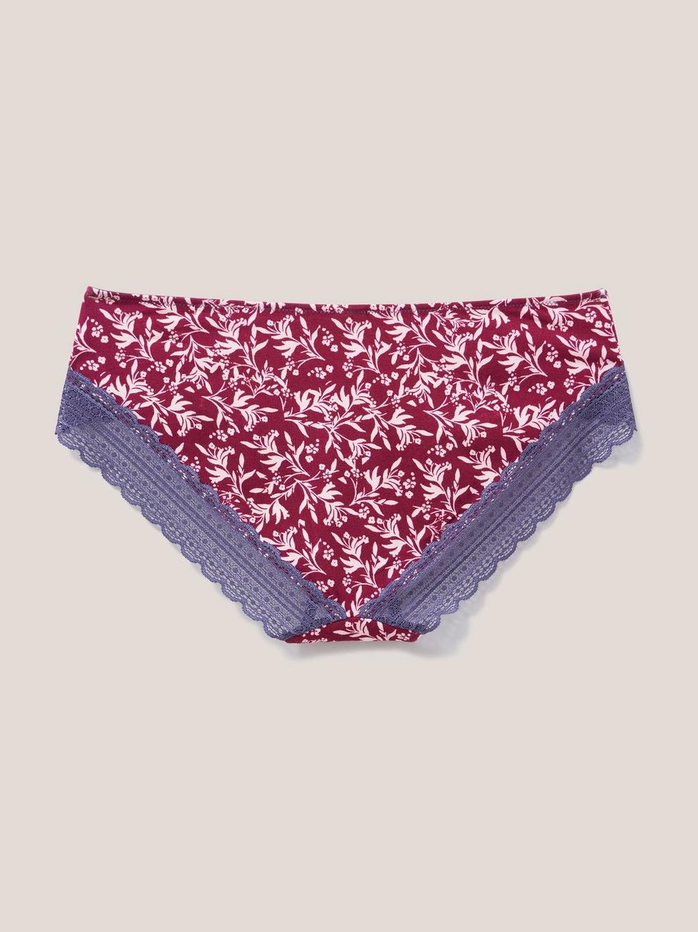 Leaf Shortie in RED PR - FLAT BACK