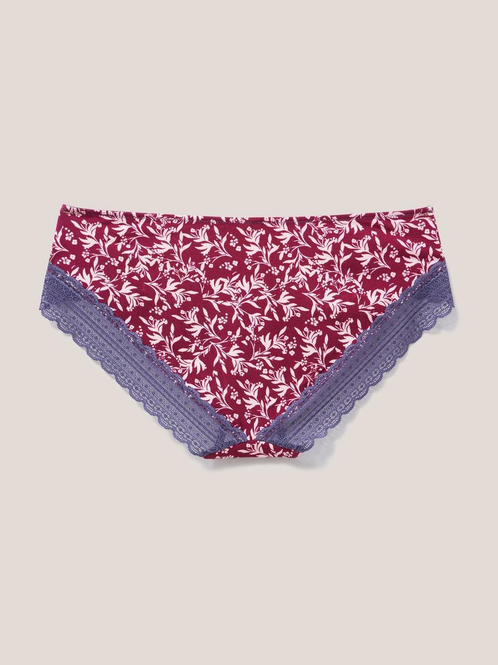 Leaf Shortie in RED PR - FLAT BACK