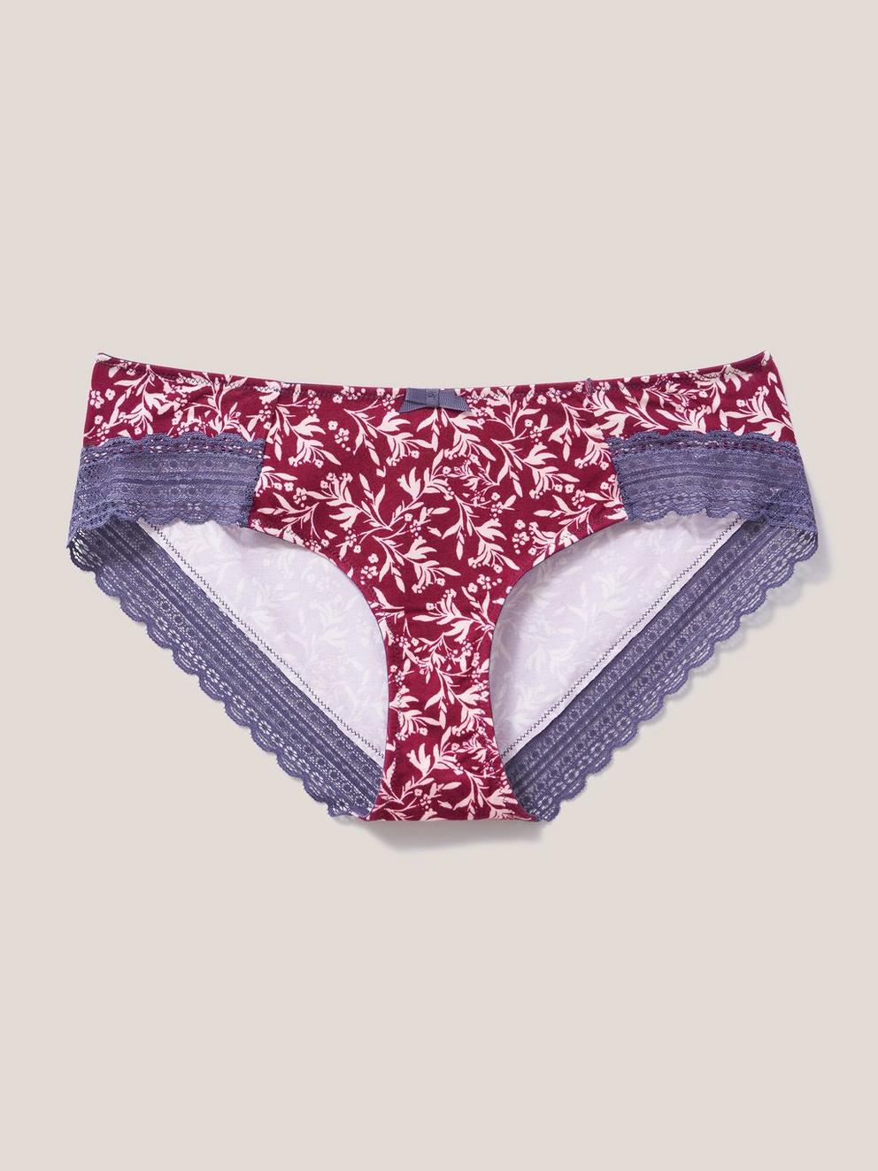 Leaf Shortie in RED PR - FLAT FRONT