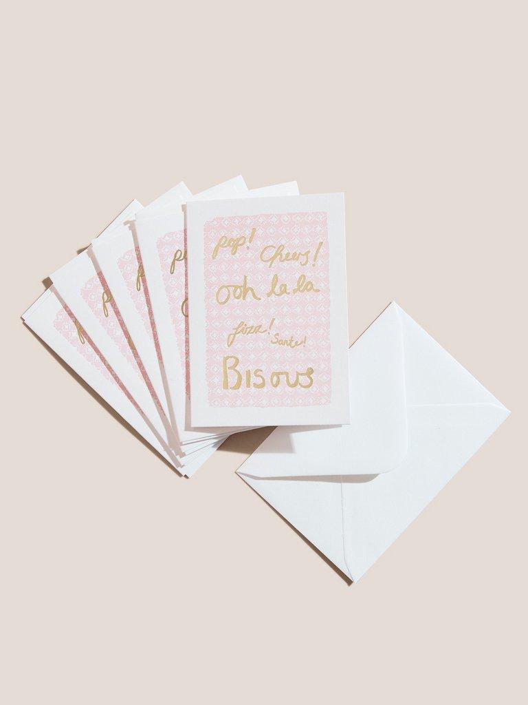 Pop Cheers Cards in PINK MLT - FLAT FRONT