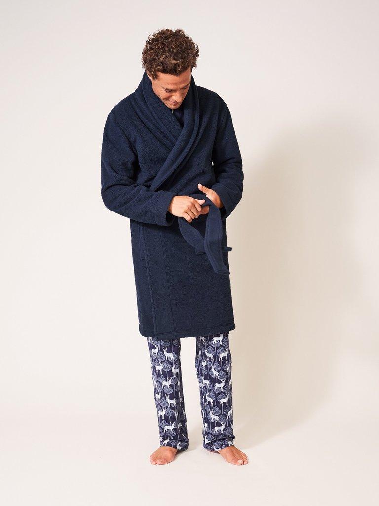 Kingham Robe in DARK NAVY - LIFESTYLE