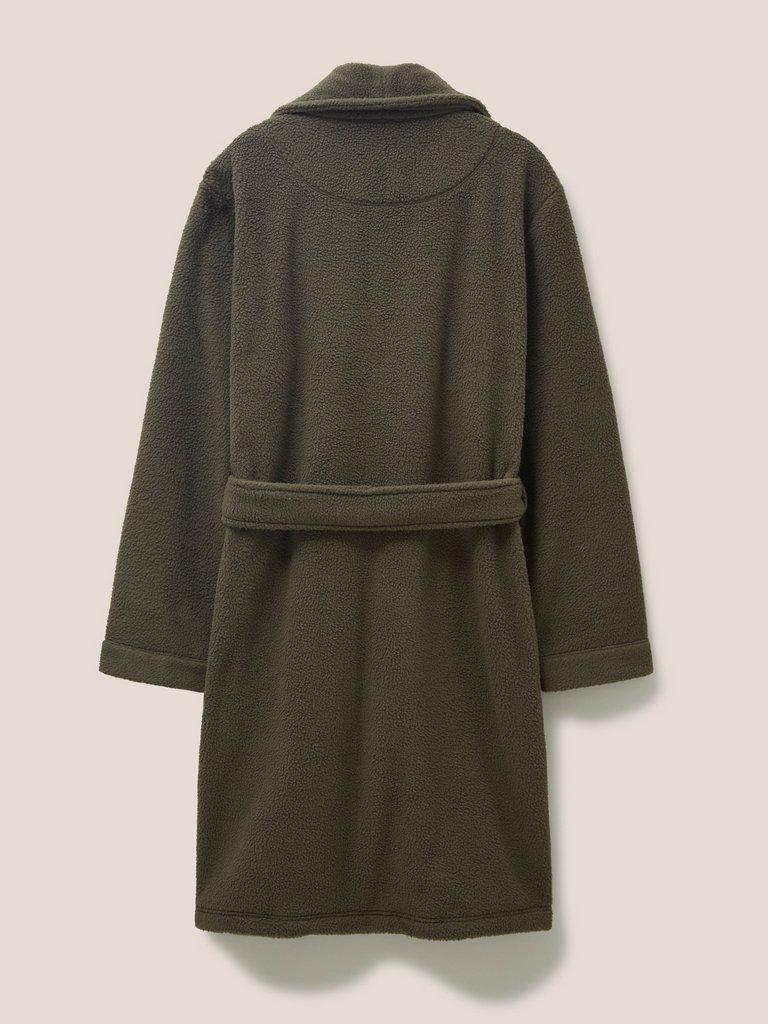 Kingham Robe in DK GREEN - FLAT BACK