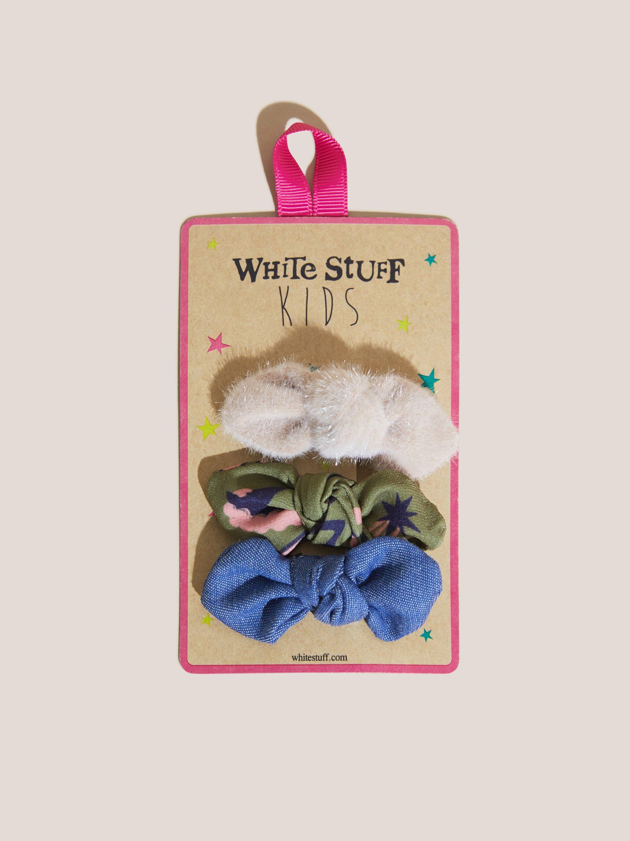 3 Pack Printed Bow Hair Clips