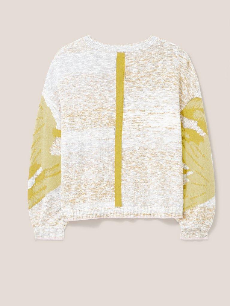 Ibis Intarsia Jumper in NAT MLT - FLAT BACK