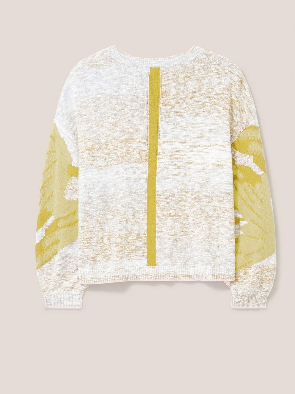 Ibis Intarsia Jumper in NAT MLT - FLAT BACK