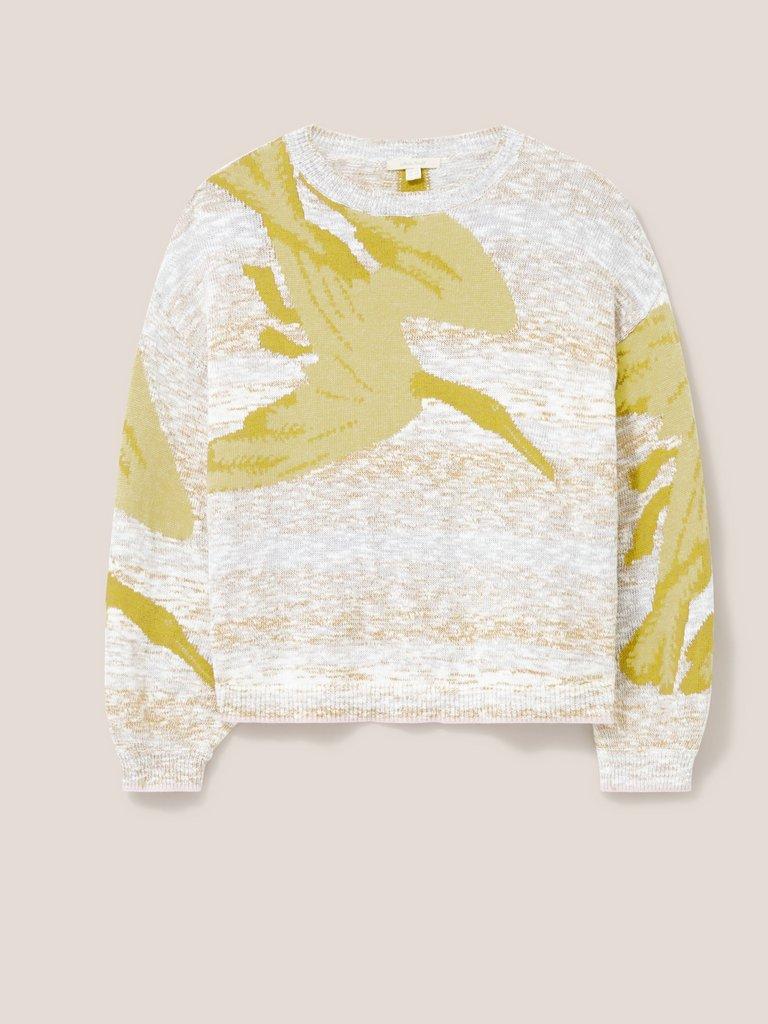 Ibis Intarsia Jumper in NAT MLT - FLAT FRONT