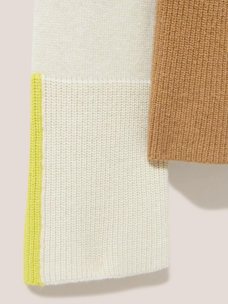 Birch Knitted Jumper in NAT MLT - FLAT DETAIL