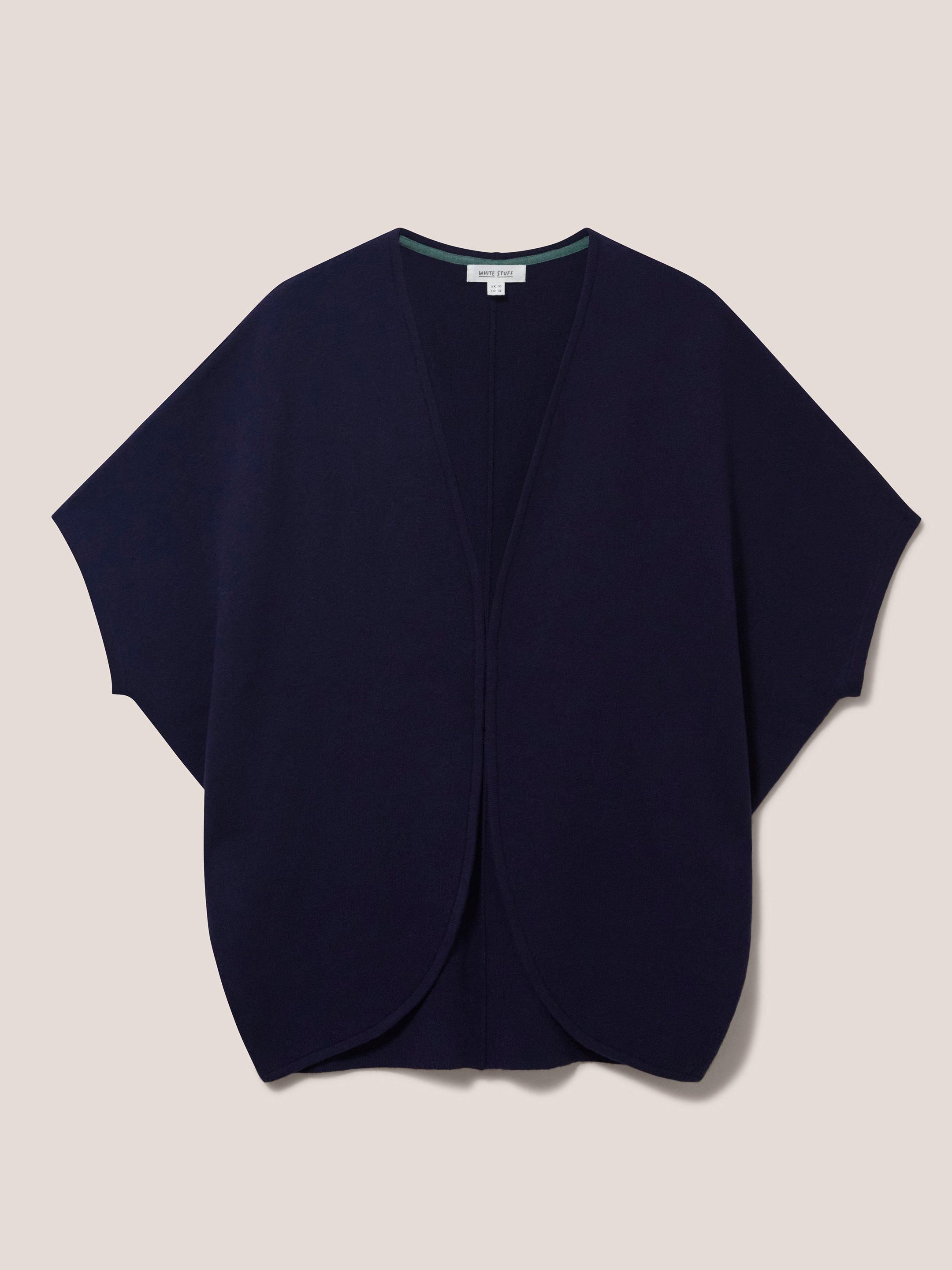 Cocoon Cardigan in DARK NAVY - FLAT FRONT