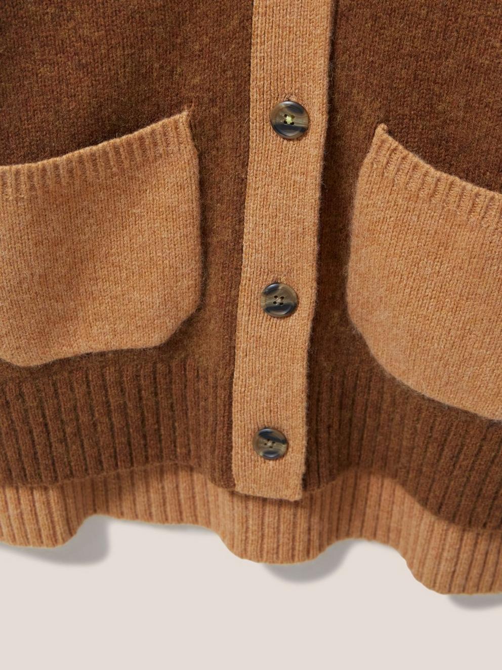 MARINA CARDI in BROWN MLT - FLAT DETAIL