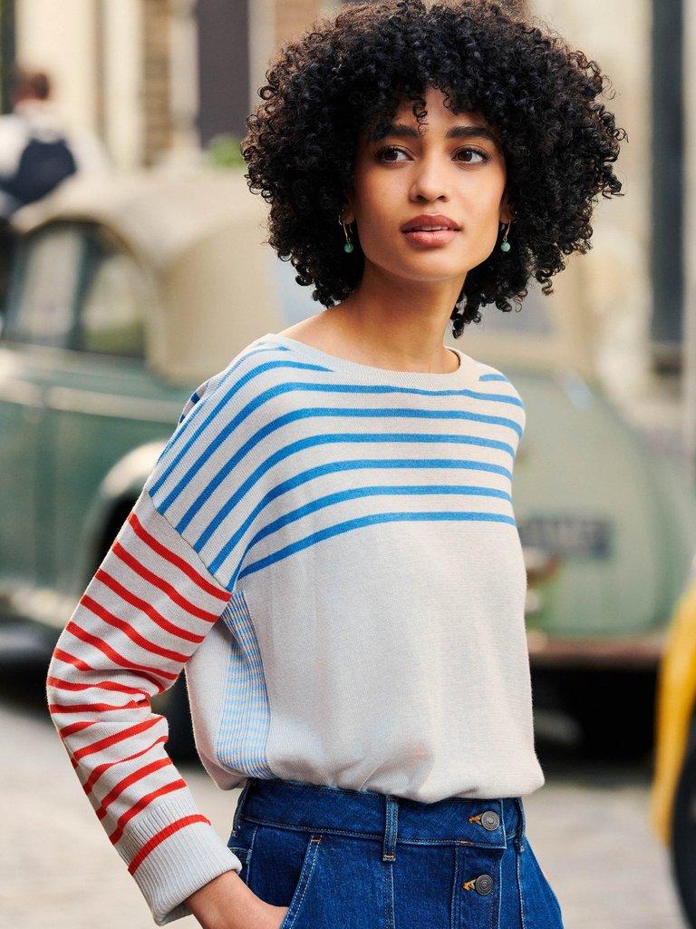 OLIVE JUMPER in GREY MLT - MIXED