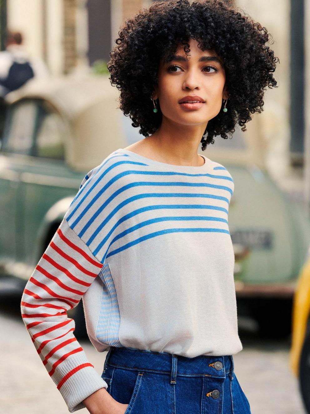 OLIVE JUMPER in GREY MLT - MIXED