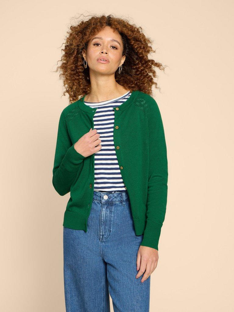 LULU CARDI in BRT GREEN - LIFESTYLE