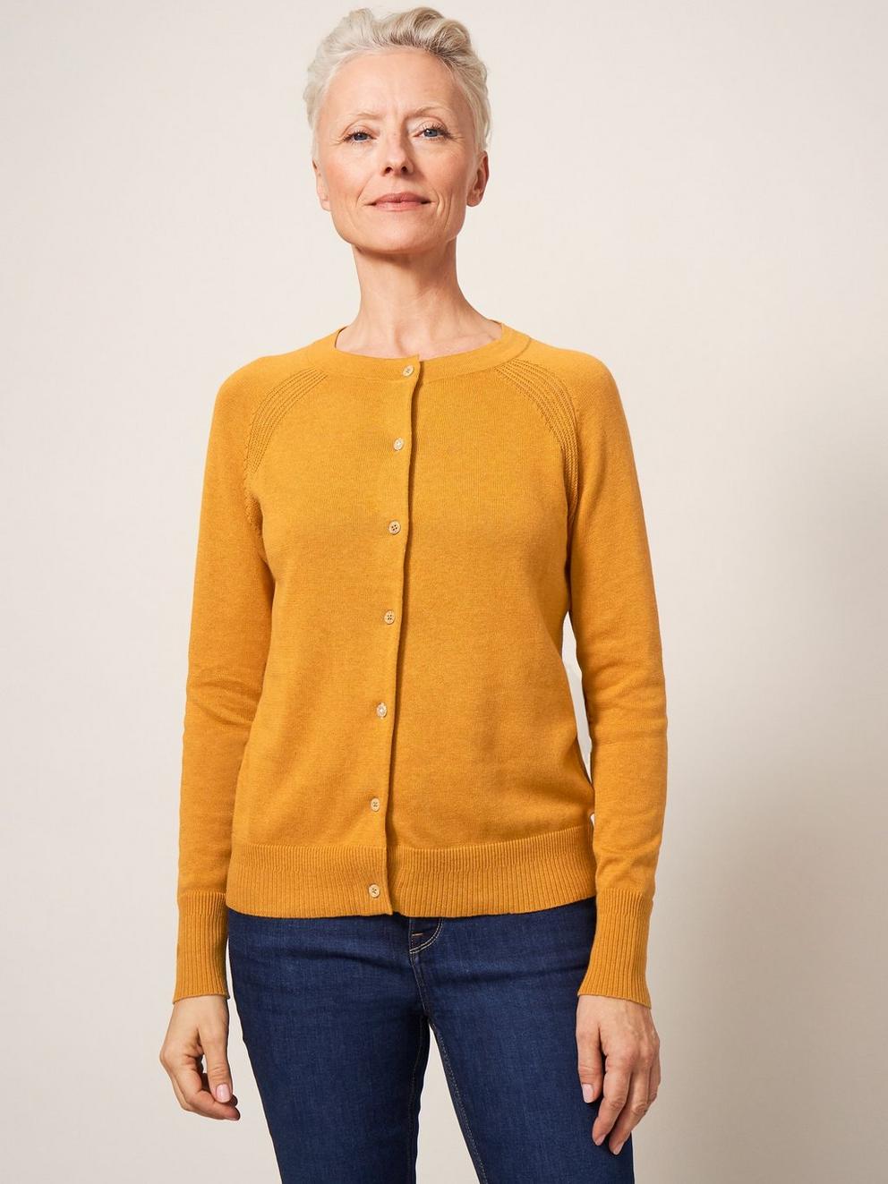 LULU CARDI in LGT BROWN - LIFESTYLE