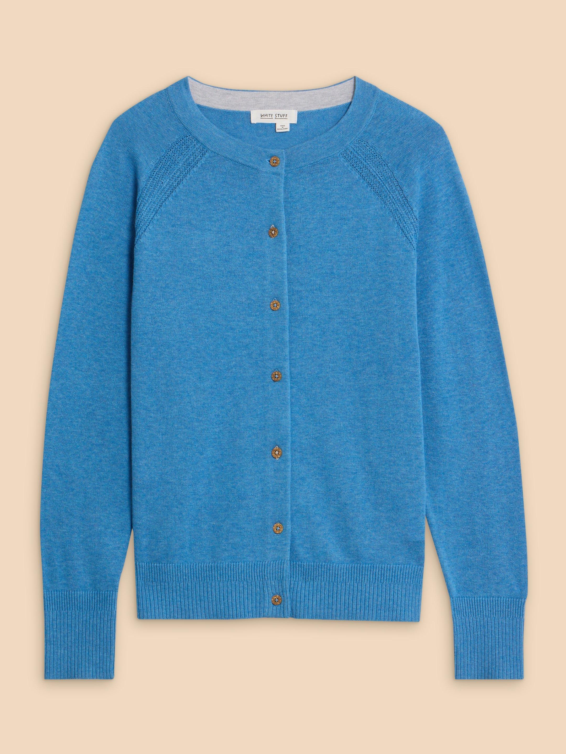 LULU CARDI in MID BLUE | White Stuff