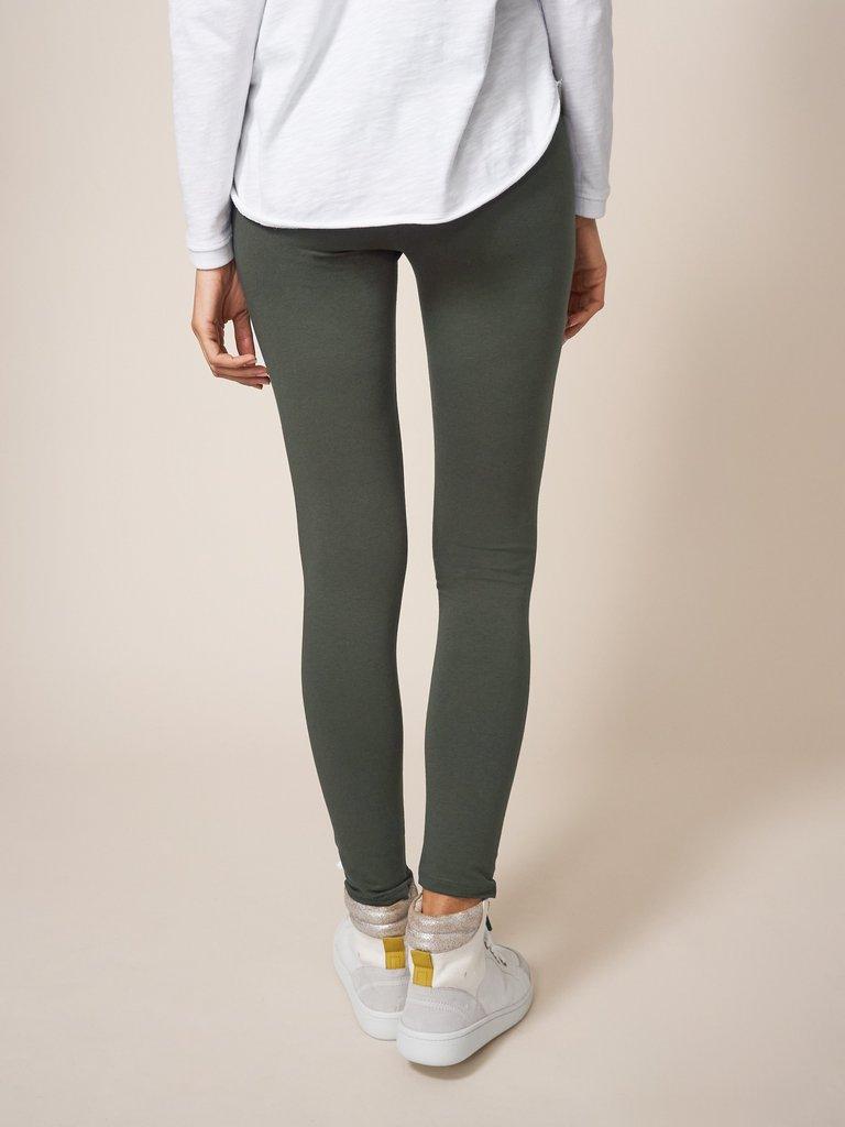 Maddie Legging in KHAKI GRN - MODEL BACK