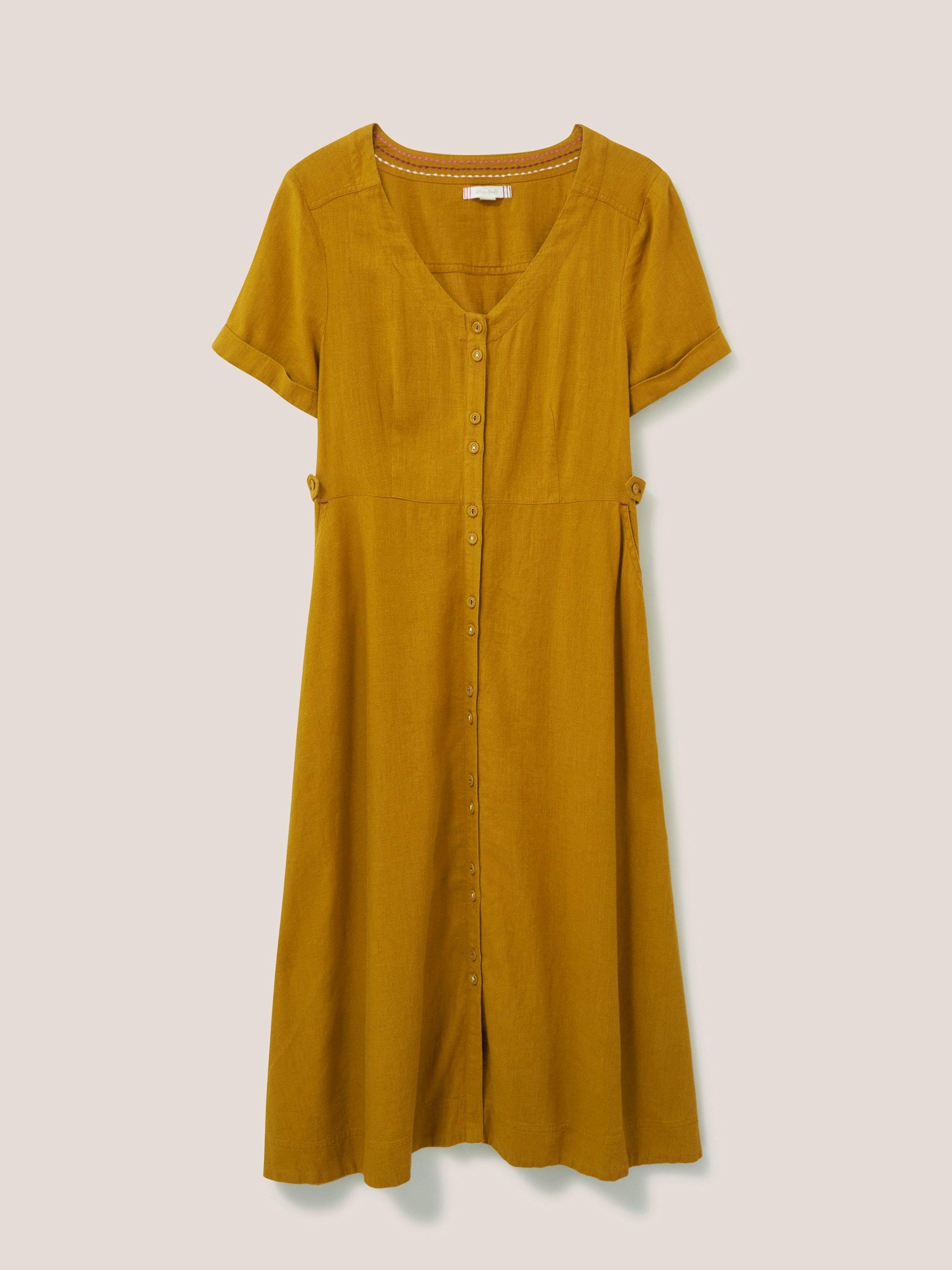 Ivy Dress in MID TAN - FLAT FRONT