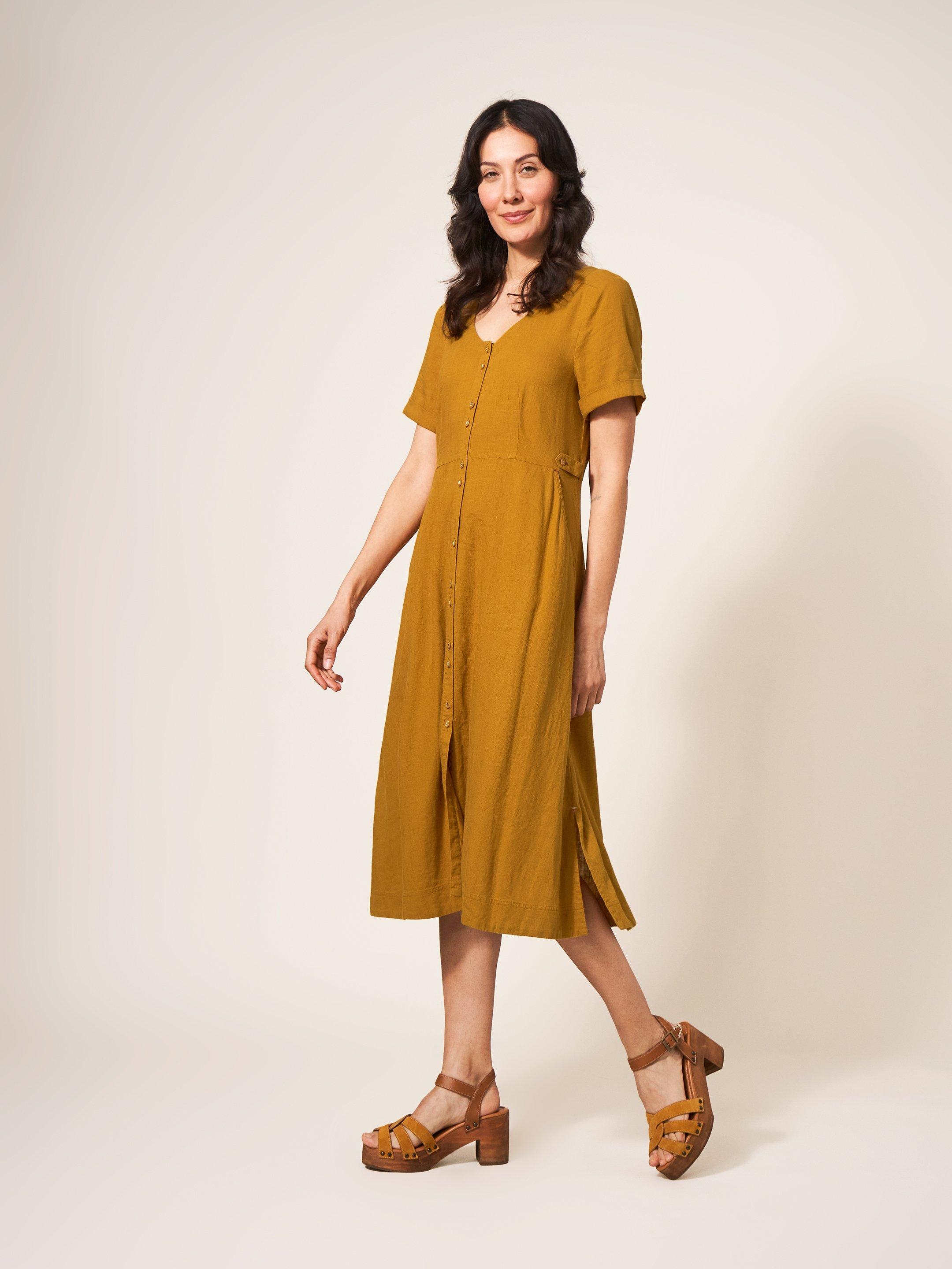 Ivy Dress in MID TAN - LIFESTYLE
