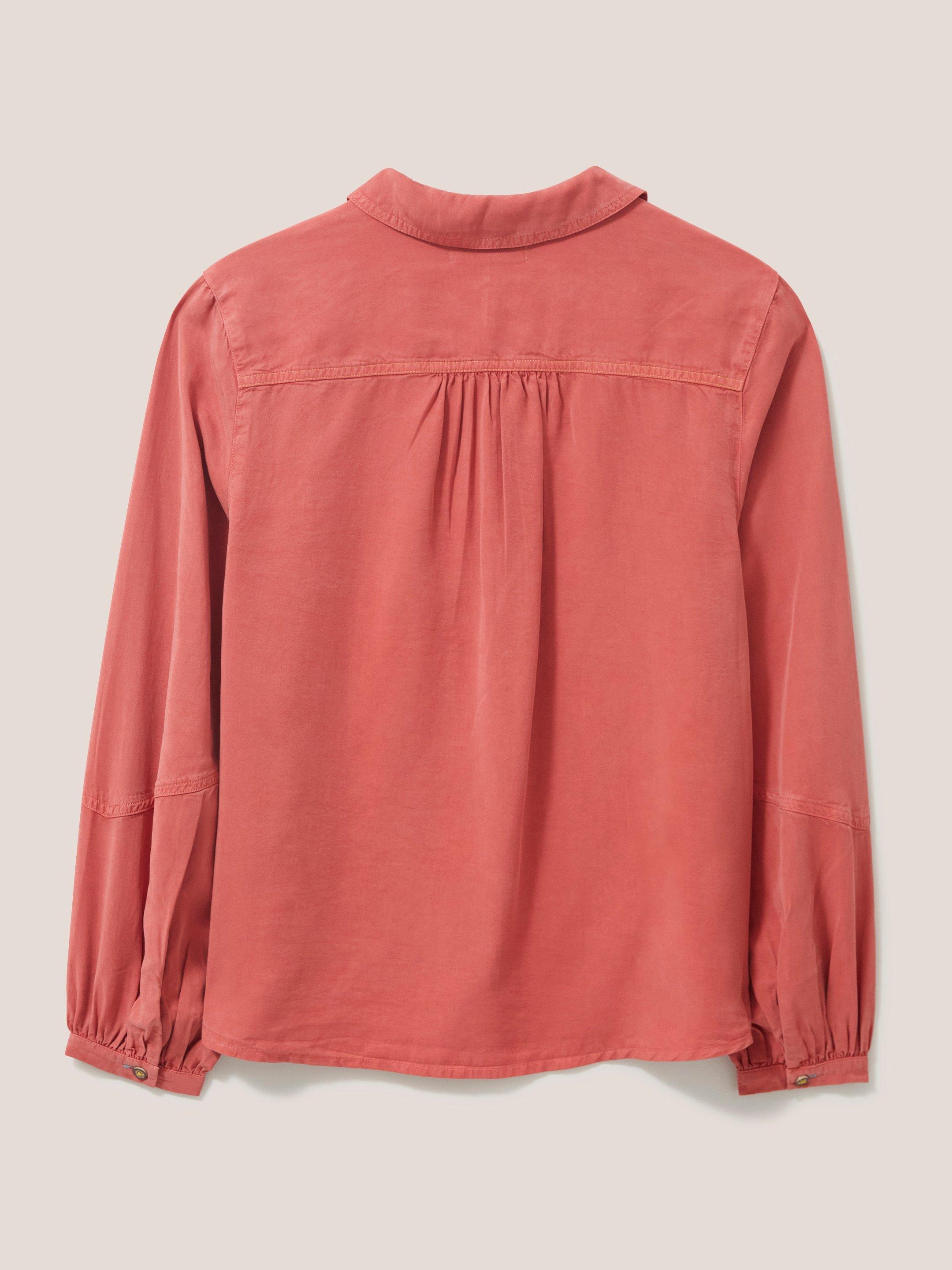 Lucie Shirt in DUS PINK - FLAT BACK